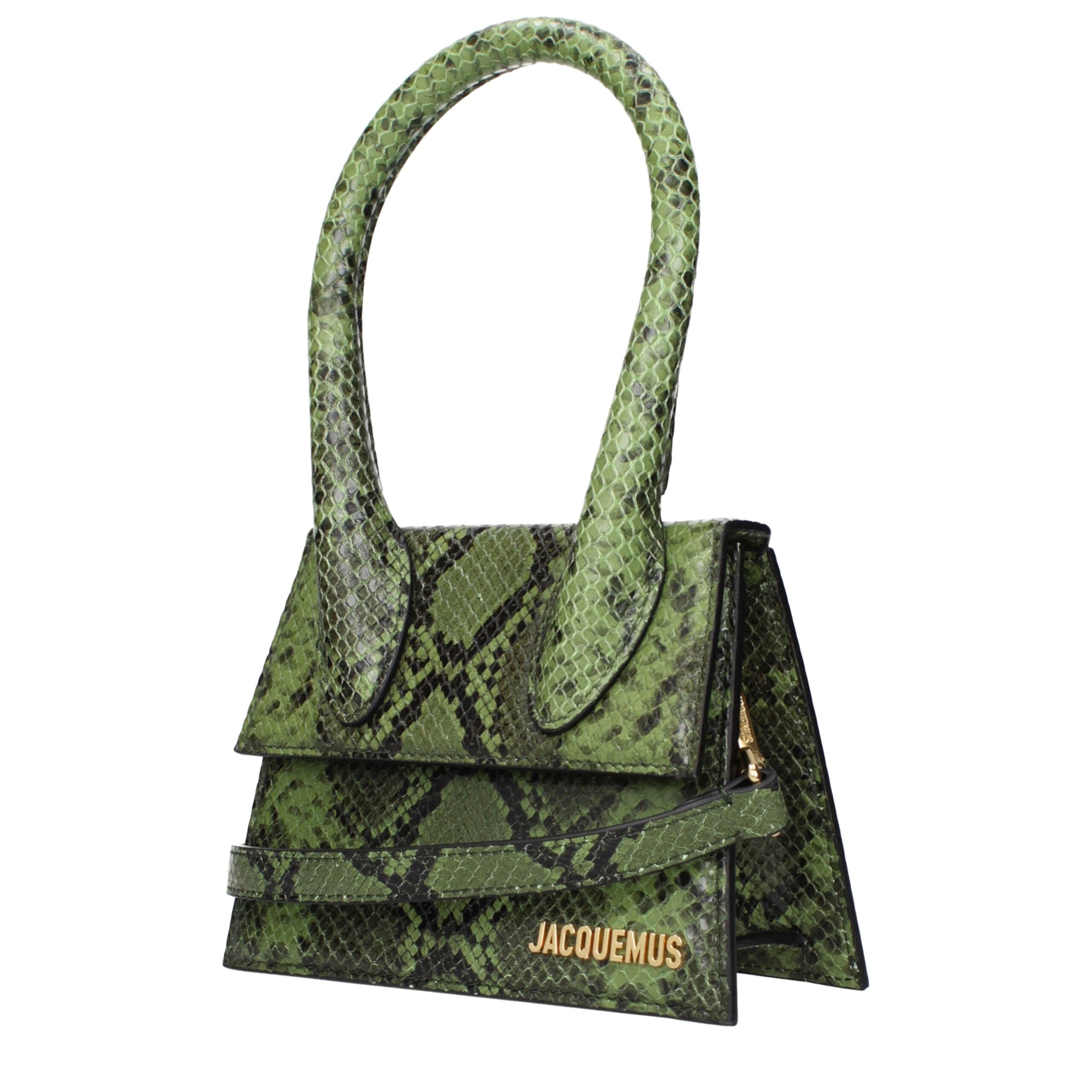Jacquemus groene leren handtas
