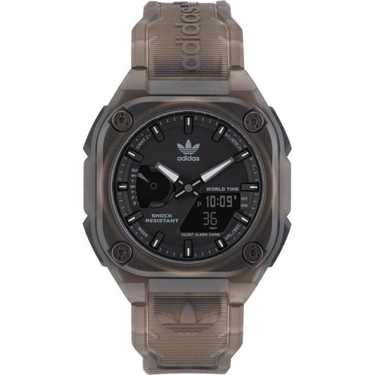 Adidas Brown Synthetic Sport Watch Adidas