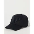 Emporio Armani Black Cotton Cap (Baseball Hat) Emporio Armani