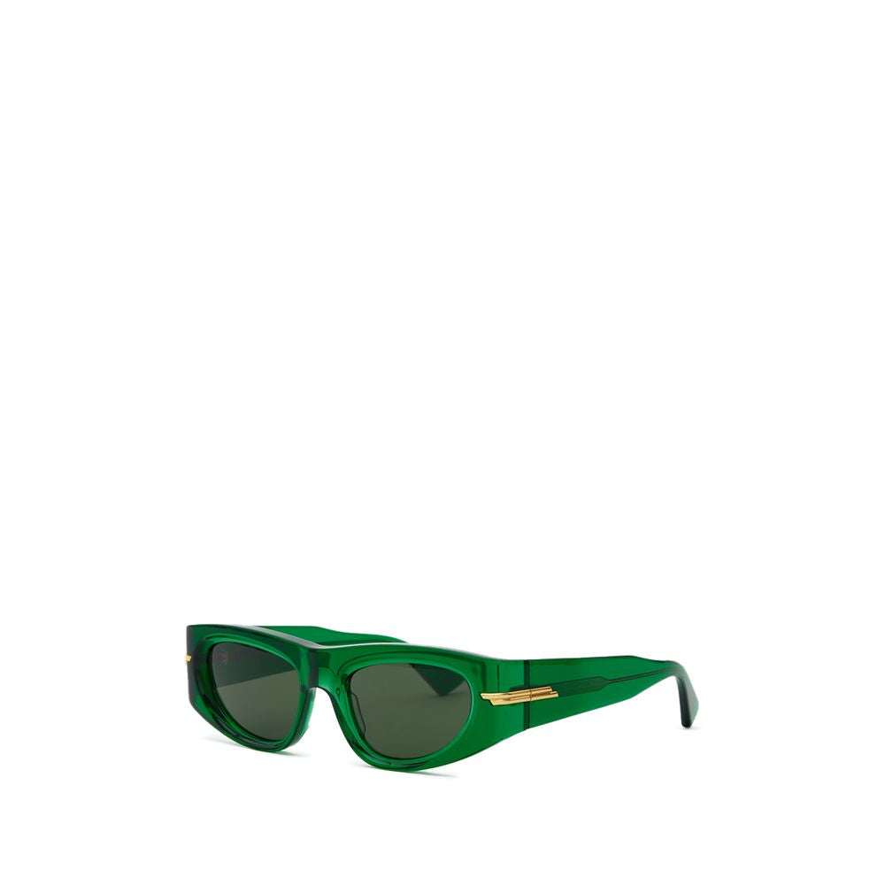 Bottega Veneta Green Acetate Sunglasses Bottega Veneta
