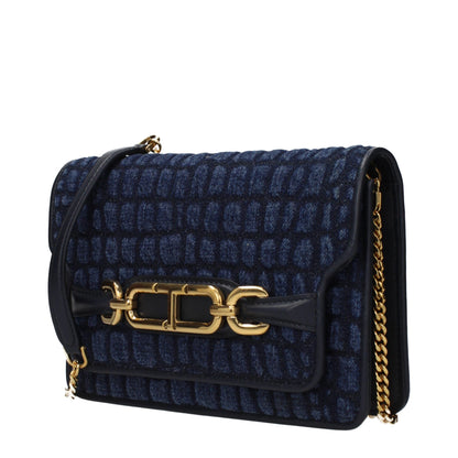 Tom Ford clutch in blauw stof Tom Ford