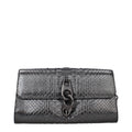 Tom Ford clutch in zilverkleurig pythonleer