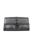 Tom Ford clutch in zilverkleurig pythonleer Tom Ford