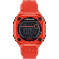 Adidas Red Rubber Digital Watch Adidas