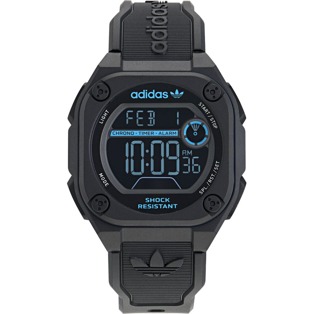 Adidas Gray Synthetic Digital Watch Adidas