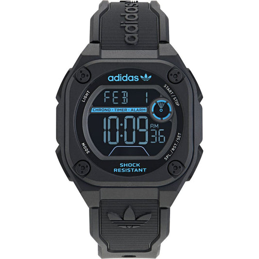 Adidas Gray Synthetic Digital Watch Adidas