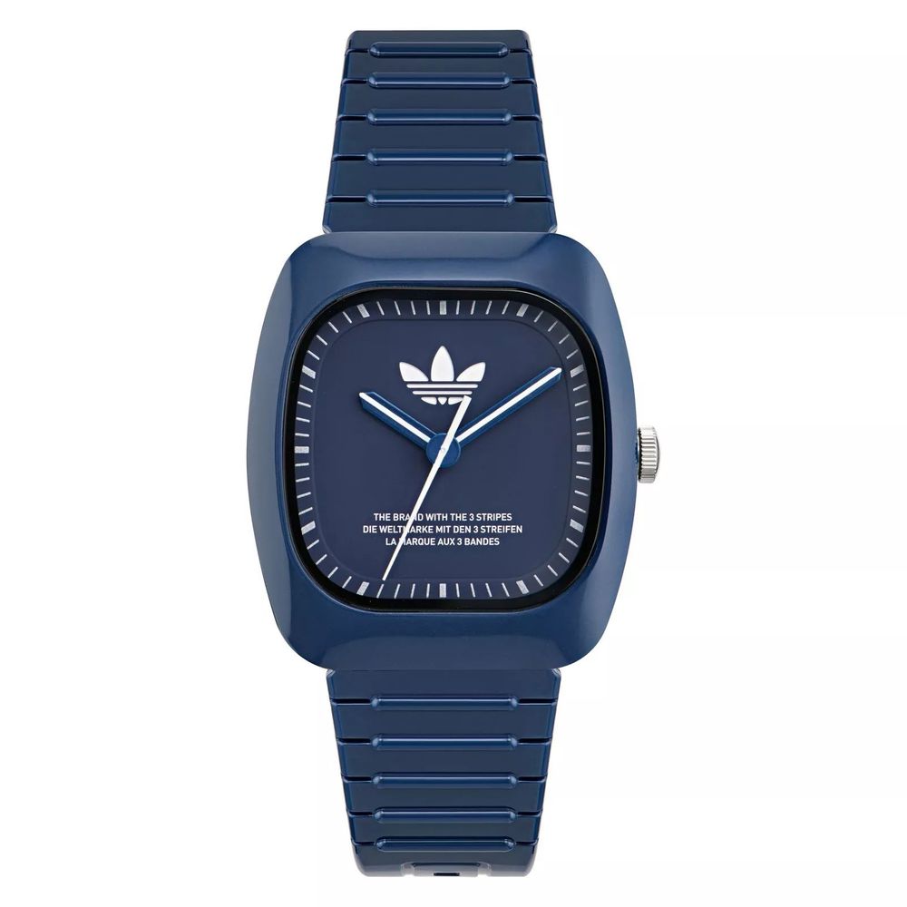 Adidas blauw sporthorloge van kunststof