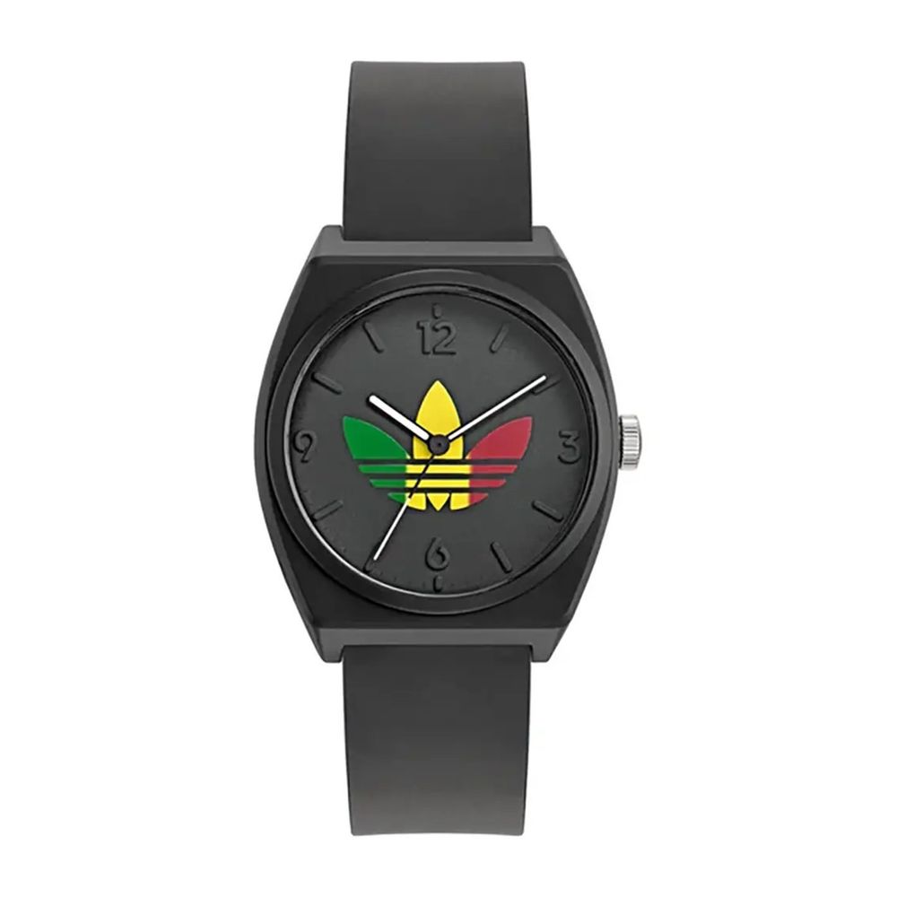 Adidas Black Synthetic Sport Watch Adidas