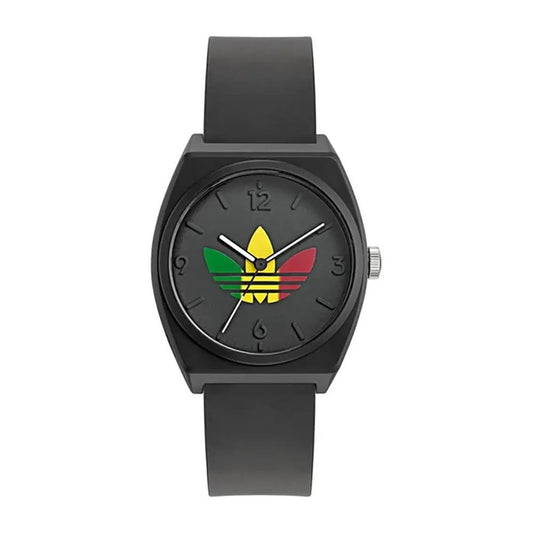 Adidas Black Synthetic Sport Watch Adidas