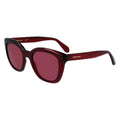 Ferragamo Sonnenbrille aus rotem Spritzgussmaterial