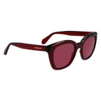 Ferragamo Sonnenbrille aus rotem Spritzgussmaterial