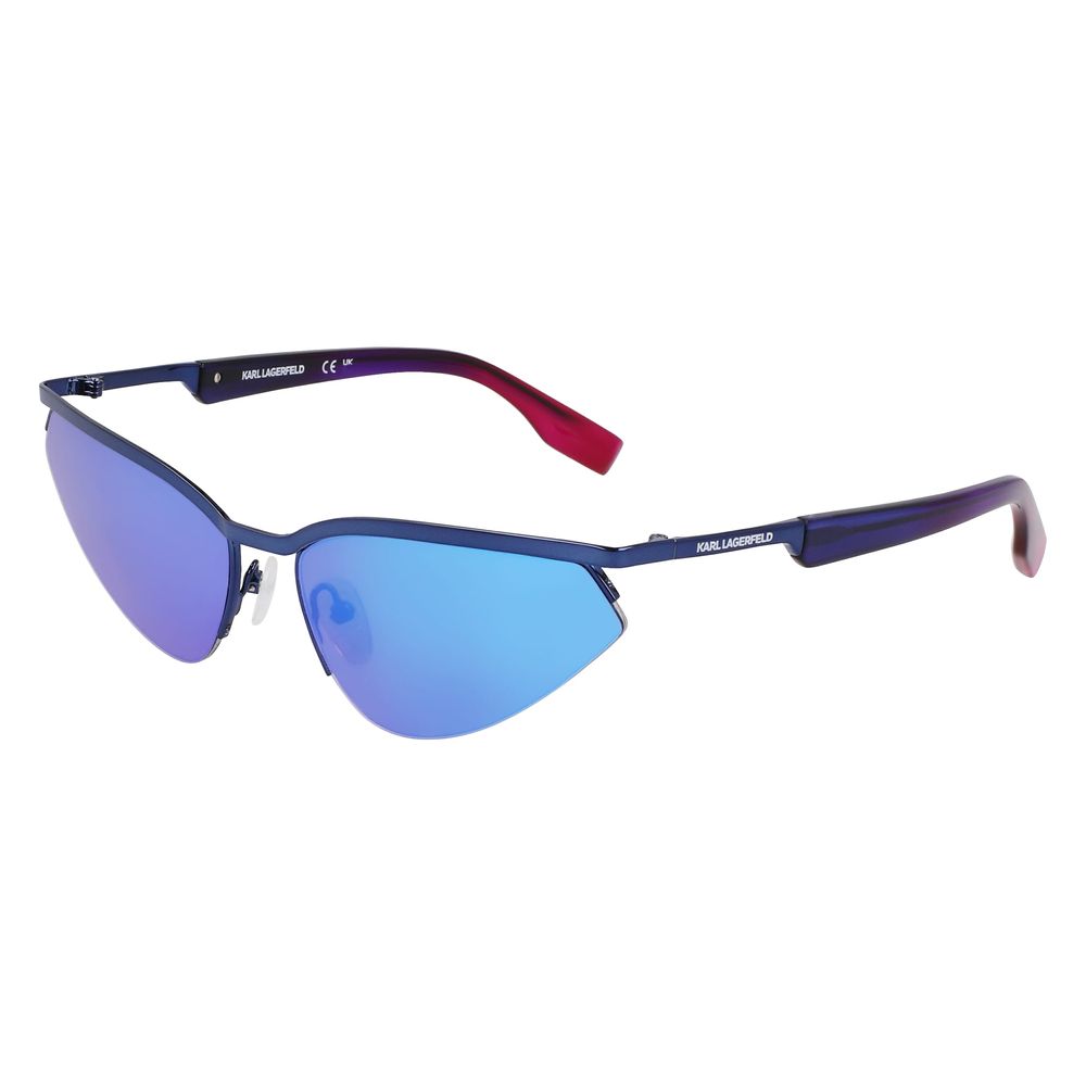 Karl Lagerfeld Blue Metal Sunglasses Karl Lagerfeld