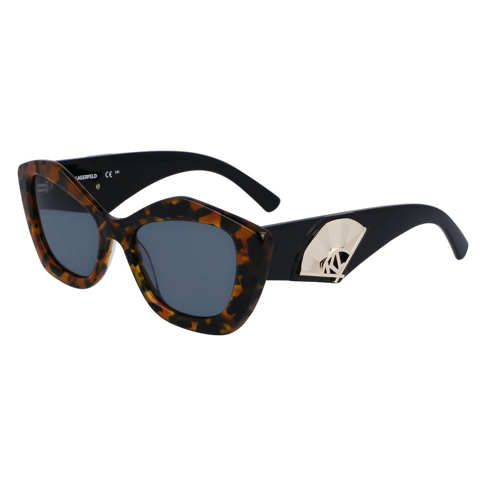 Karl Lagerfeld Brown Acetate Sunglasses Karl Lagerfeld