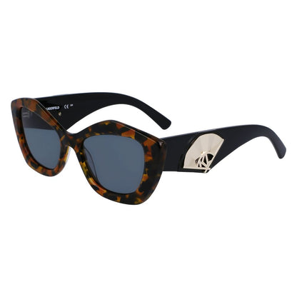Karl Lagerfeld Brown Acetate Sunglasses Karl Lagerfeld