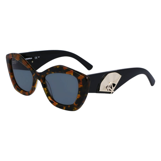 Karl Lagerfeld Brown Acetate Sunglasses Karl Lagerfeld