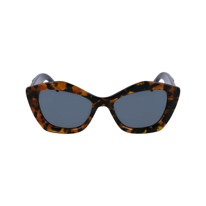 Karl Lagerfeld Brown Acetate Sunglasses Karl Lagerfeld