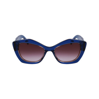 Karl Lagerfeld Blue Acetate Sunglasses Karl Lagerfeld