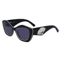 Karl Lagerfeld Black Acetate Sunglasses Karl Lagerfeld