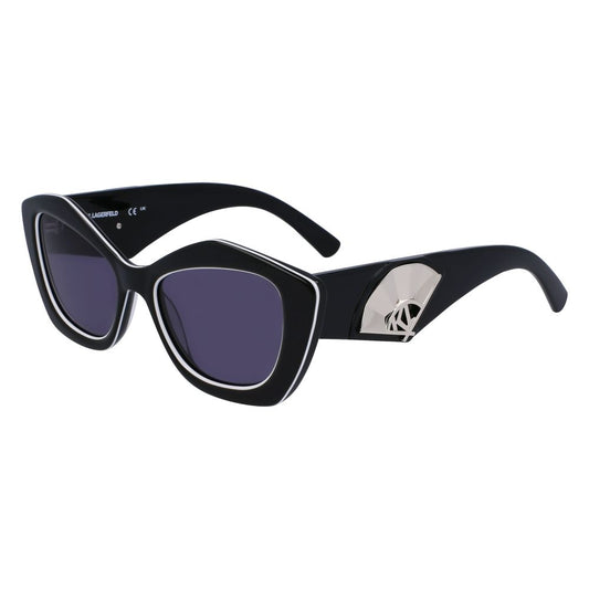 Karl Lagerfeld Black Acetate Sunglasses Karl Lagerfeld