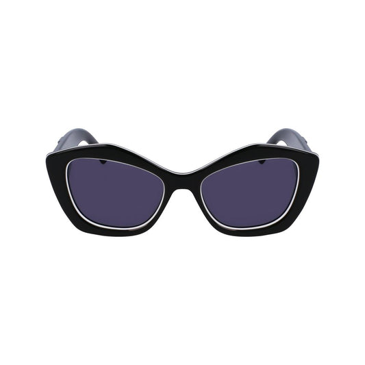 Karl Lagerfeld Black Acetate Sunglasses Karl Lagerfeld