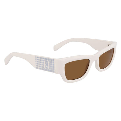 Karl Lagerfeld White Injected Sunglasses Karl Lagerfeld