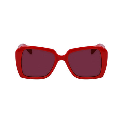 Karl Lagerfeld Red Injected Sunglasses Karl Lagerfeld