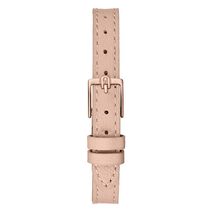 Furla horloge met roze leren band en grijze wijzerplaat Furla
