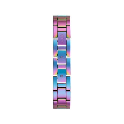 Guess horloge in multicolor roestvrij staal met witte wijzerplaat Guess