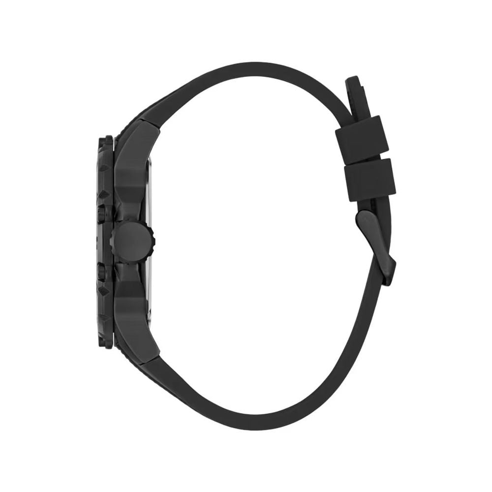 Guess horloge in zwart roestvrij staal met grijze wijzerplaat Guess