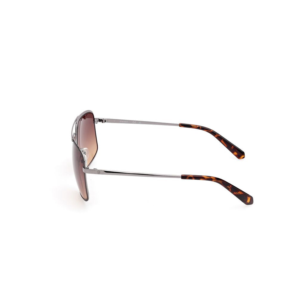 Guess Gray Metal Sunglasses Guess