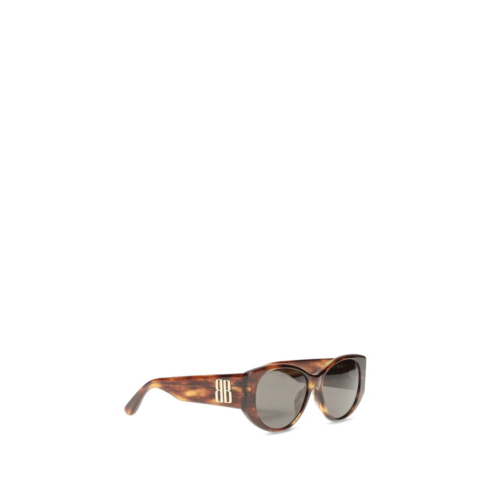 Balenciaga Brown Acetate Sunglasses Balenciaga