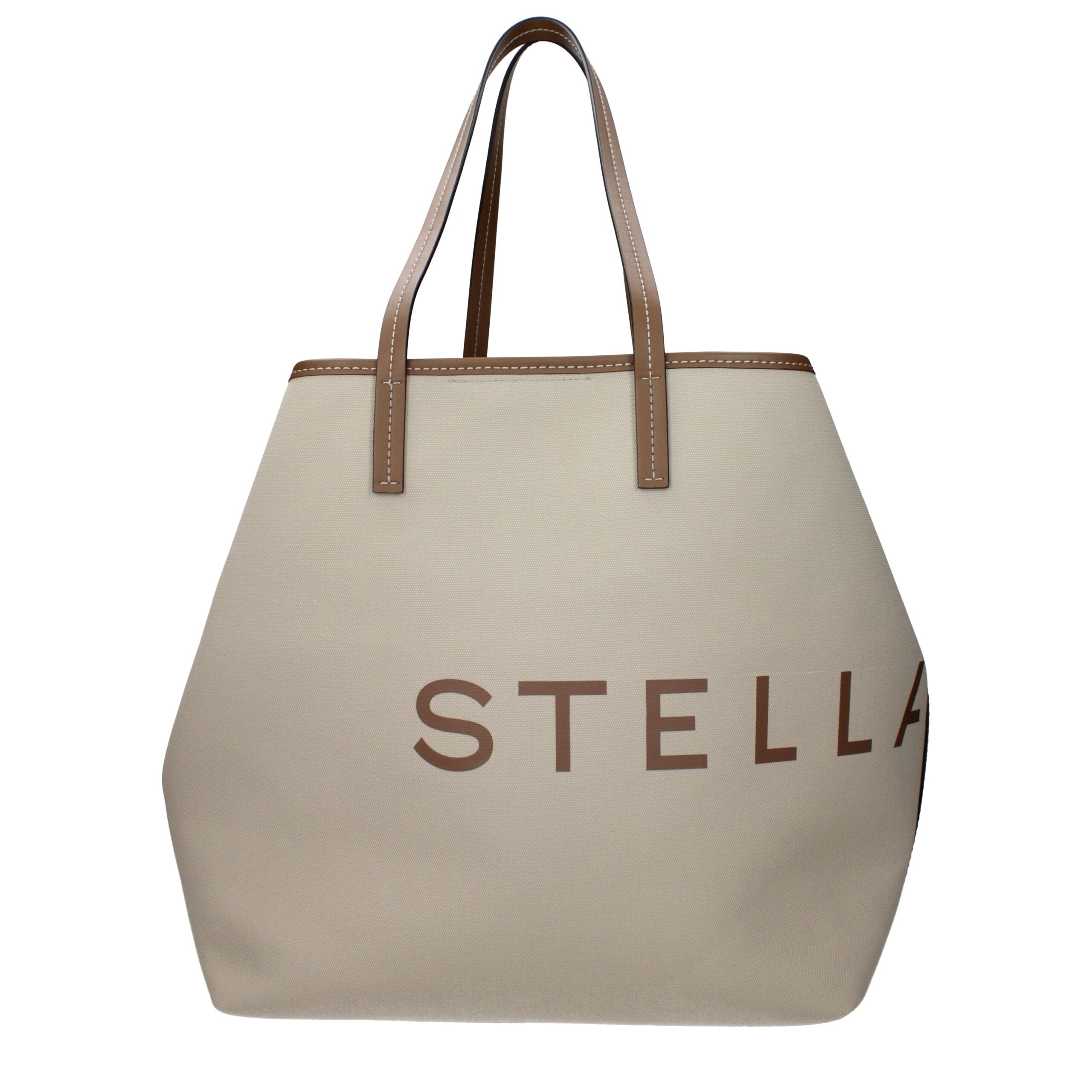 Stella McCartney schoudertas in beige stof met afneembare binnenclutch Stella McCartney