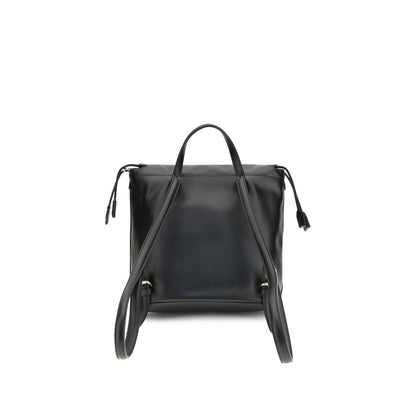 Fendi Black Calf Leather Bos Taurus Backpack Fendi