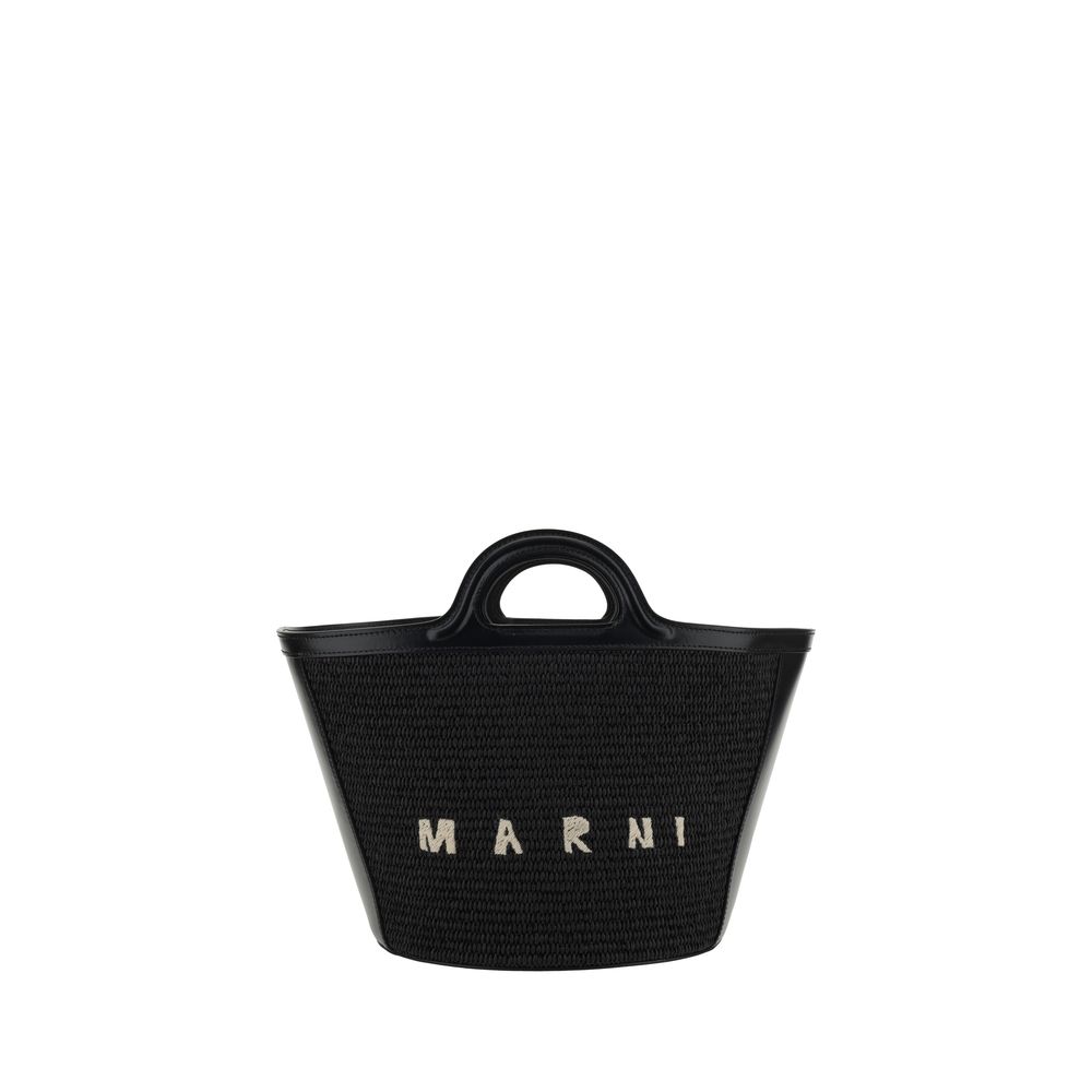 Marni Black Cotton Shoulder Bag Marni