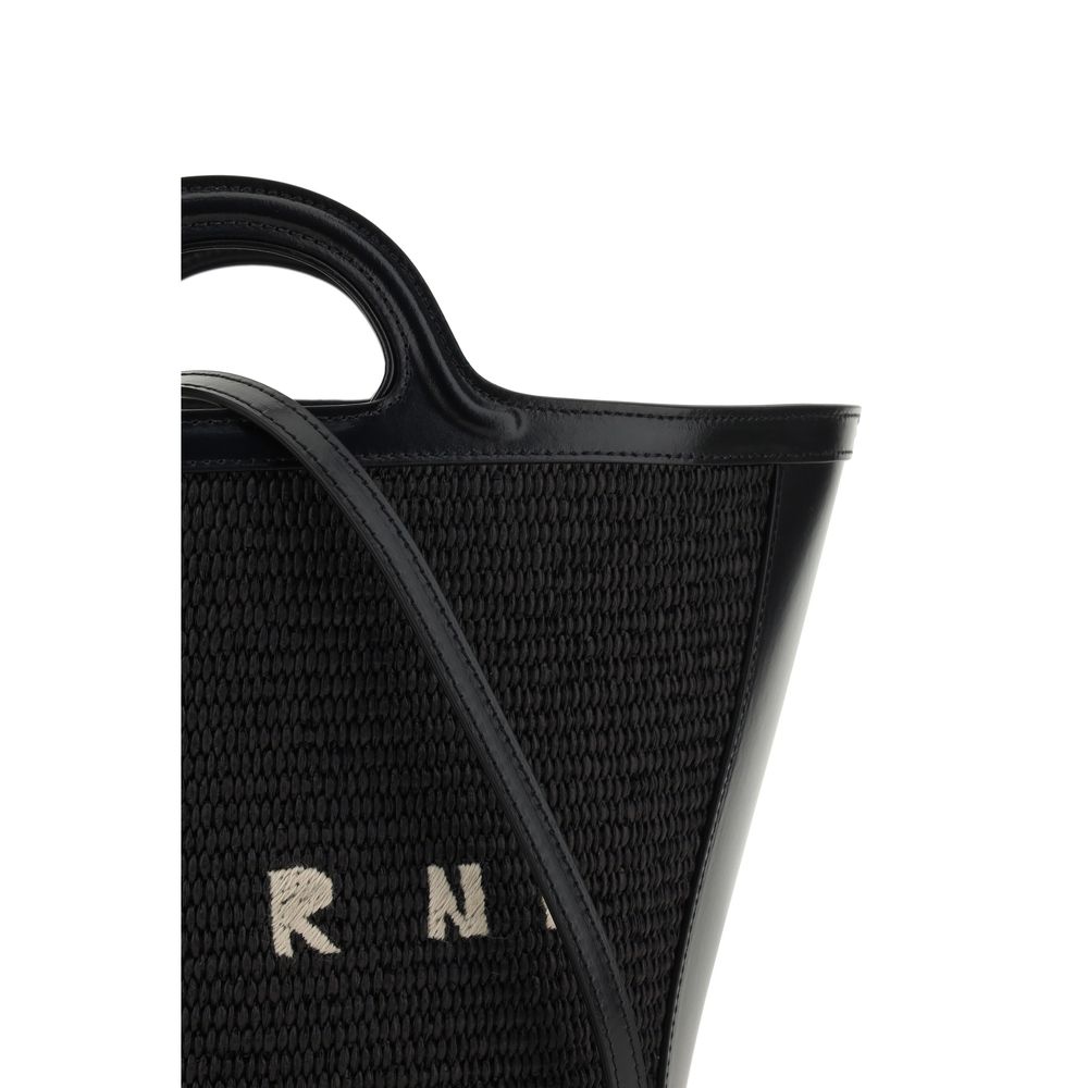 Marni Black Cotton Shoulder Bag Marni