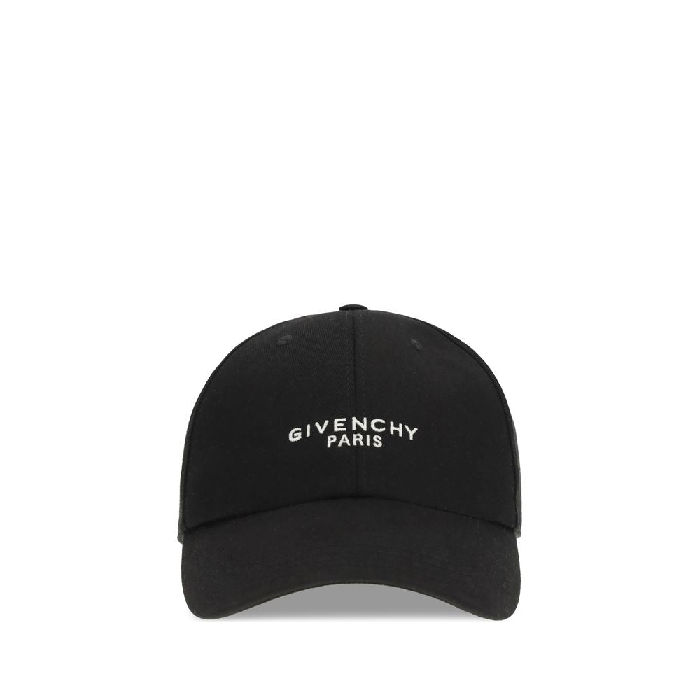 Givenchy Black Cotton Cap (Baseball Hat) Givenchy