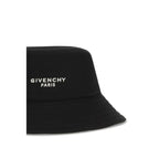 Givenchy Black Cotton Bucket Hat Givenchy