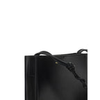 Jil Sander Black Calf Leather Bos Taurus Shoulder Bag Jil Sander