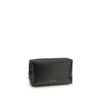 Marni Black Calf Leather Bos Taurus Shoulder Bag Marni