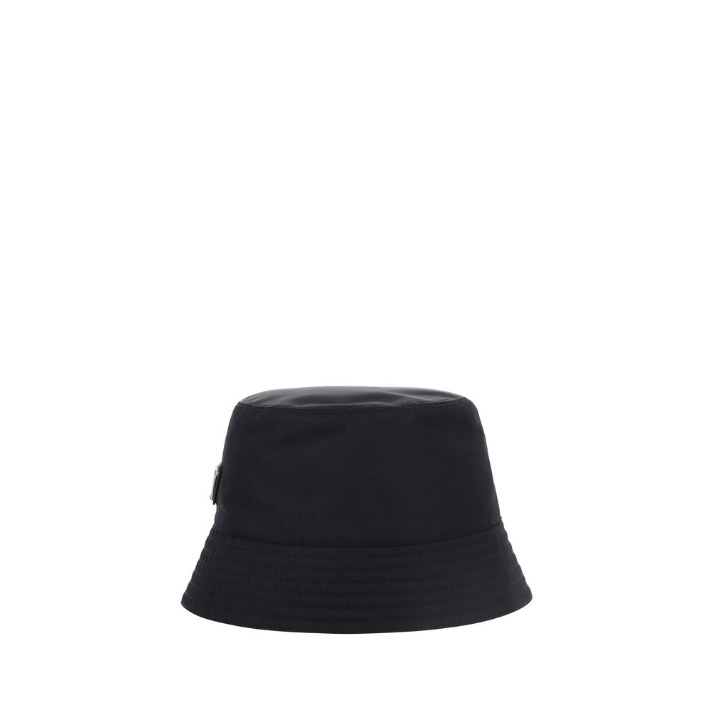Prada Black Polyamide Bucket Hat Prada
