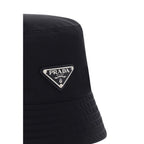 Prada Black Polyamide Bucket Hat Prada