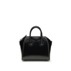 Givenchy Antigona Mini handtas in zwart kalfsleer met zilverkleurige details Givenchy