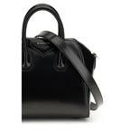 Givenchy Antigona Mini handtas in zwart kalfsleer met zilverkleurige details Givenchy