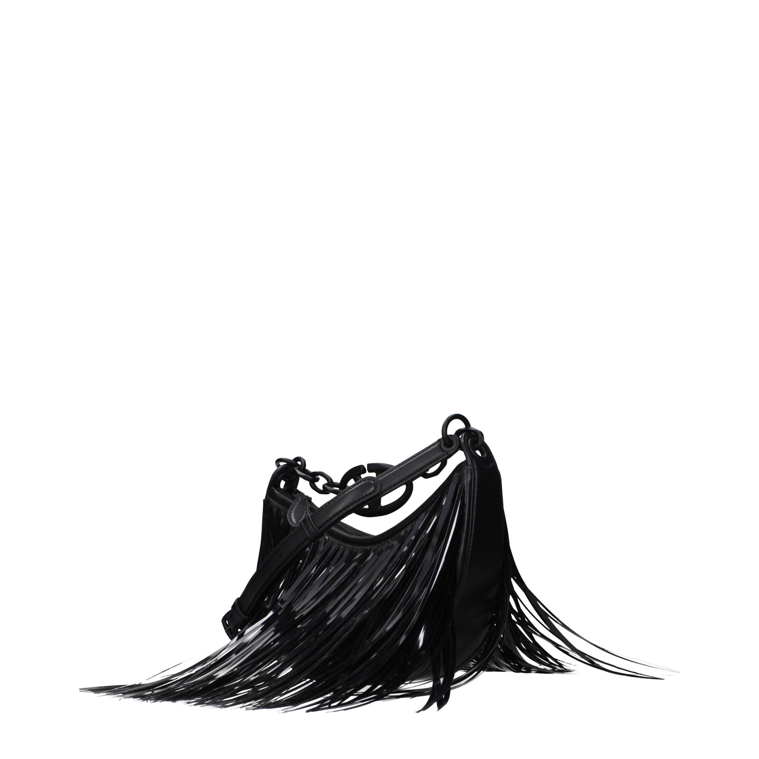 Valentino Garavani handtas in zwart leer