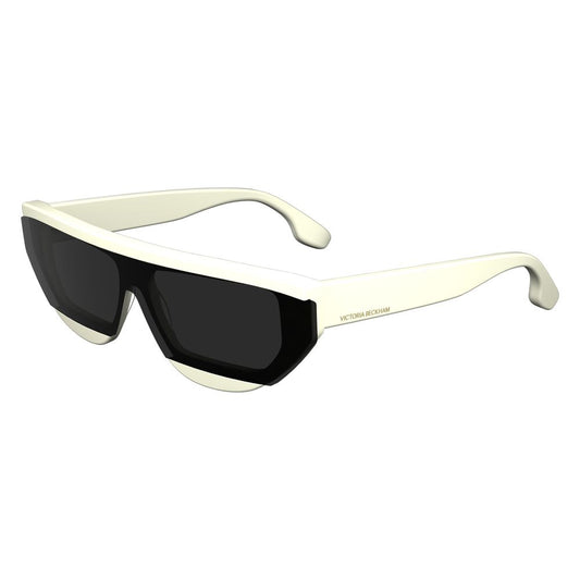 Victoria Beckham White Acetate Sunglasses Victoria Beckham