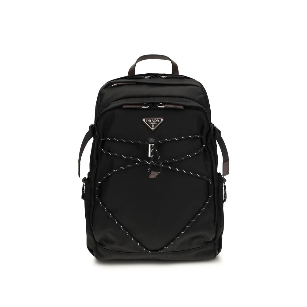 Prada Black Recycled Polyamide Backpack Prada