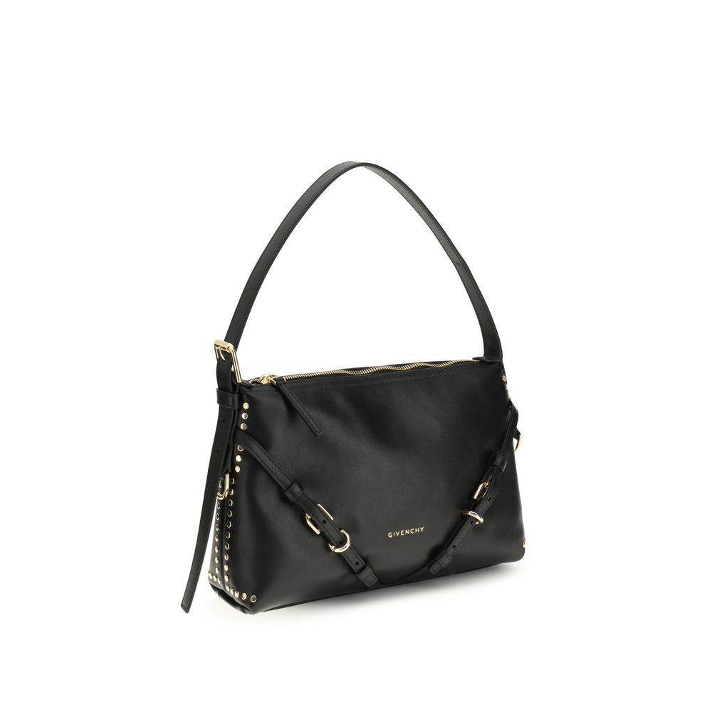Givenchy Black Calf Leather Bos Taurus Shoulder Bag Givenchy