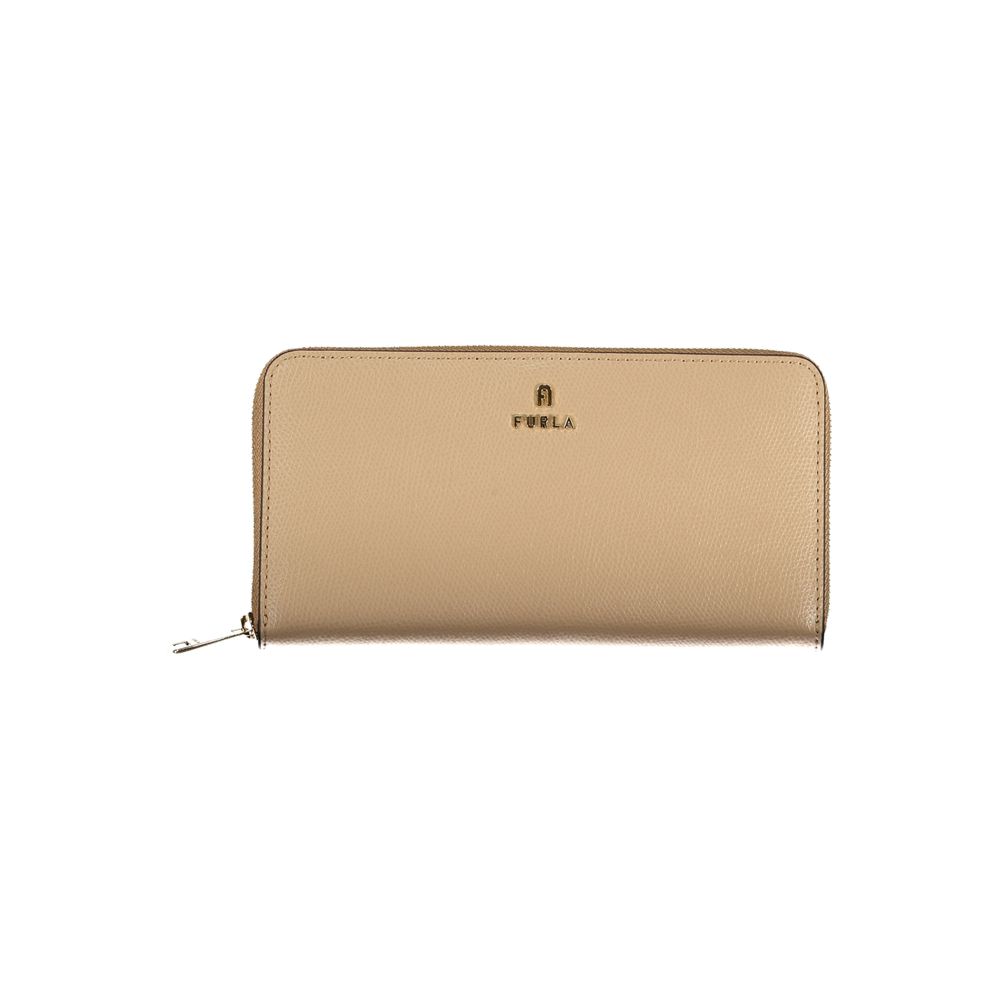 Furla Beige Leather Wallet Furla