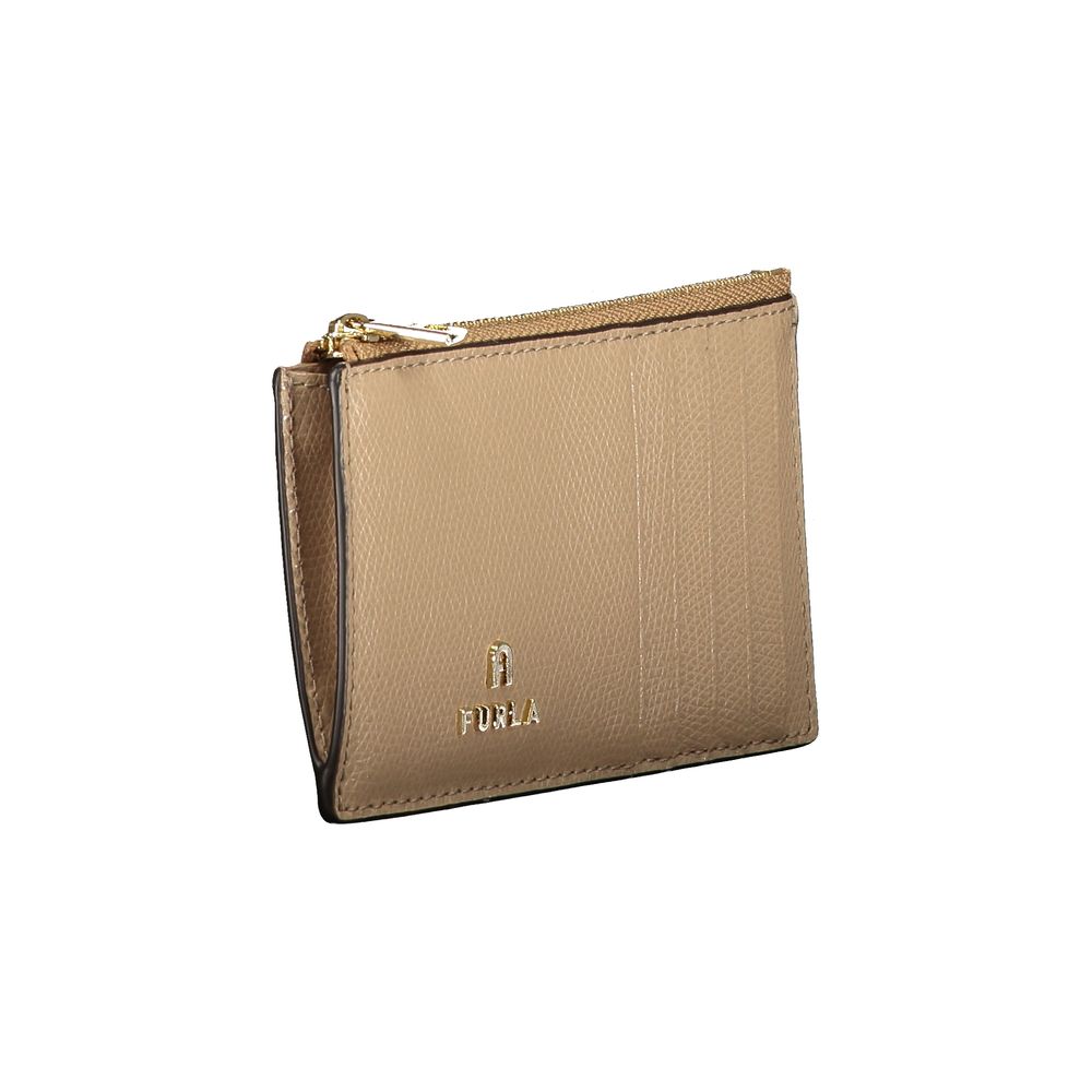 Furla Beige Leather Wallet Furla