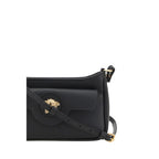 Versace Black Calf Leather Bos Taurus Shoulder Bag Versace
